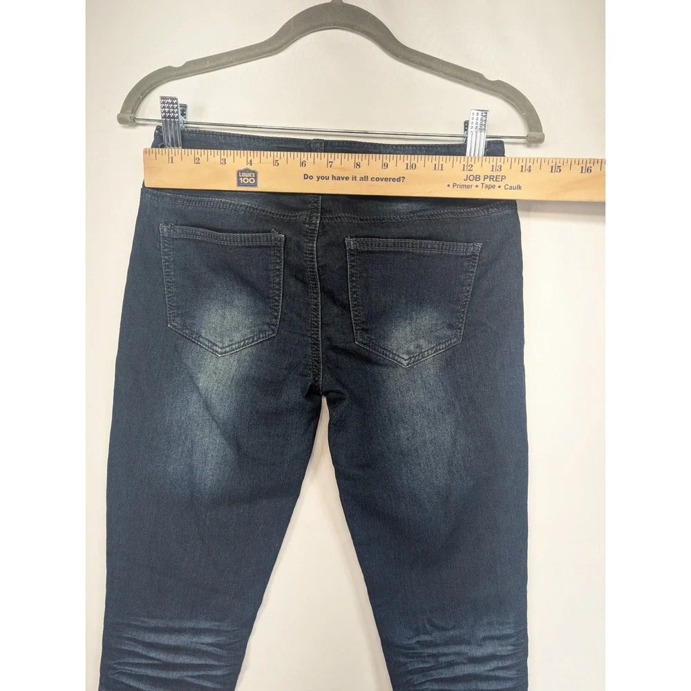 Vanilla Star Womens Jeans Dark Wash Skinny Fit Size 1‎